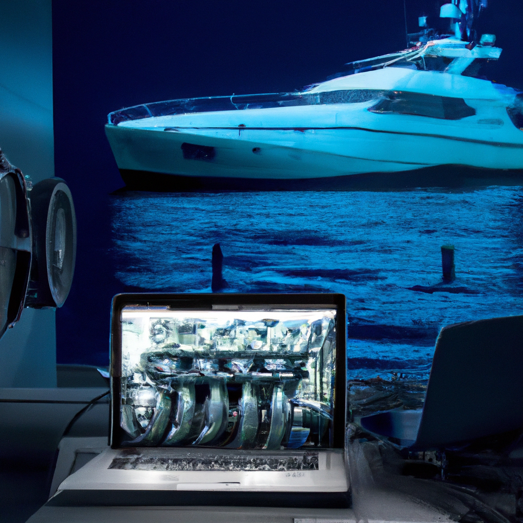 Refit motore yacht con diagnostica elettronica